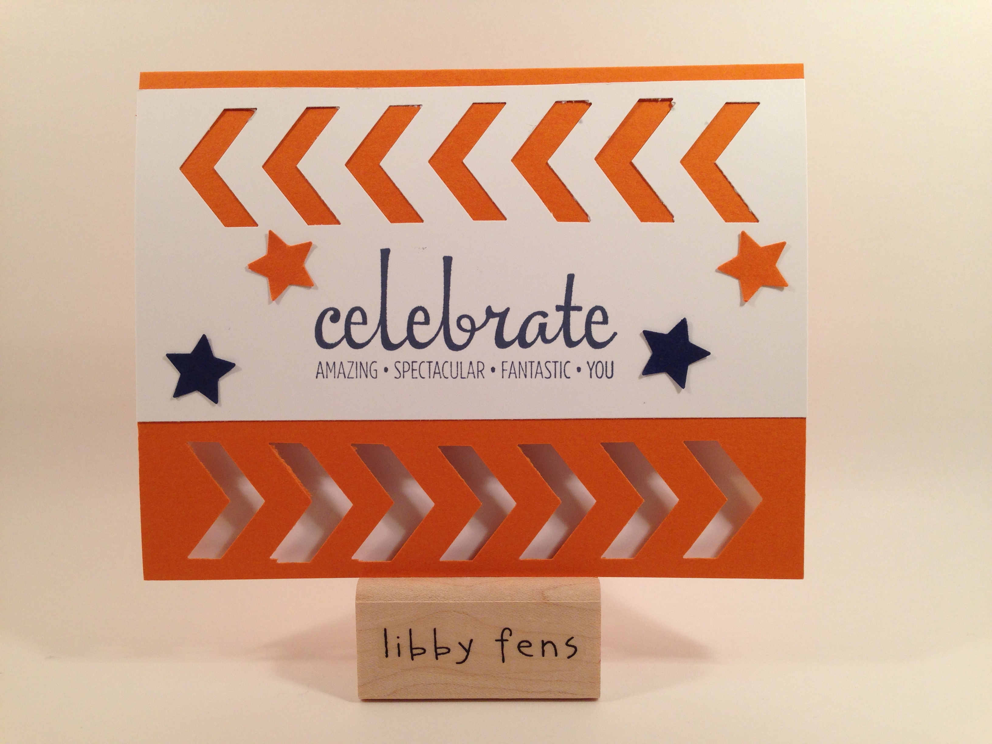 libbystamps, Fabulous Four, Chevron Punch, Word Window Punch, Itty Bitty Accents Punch Pack