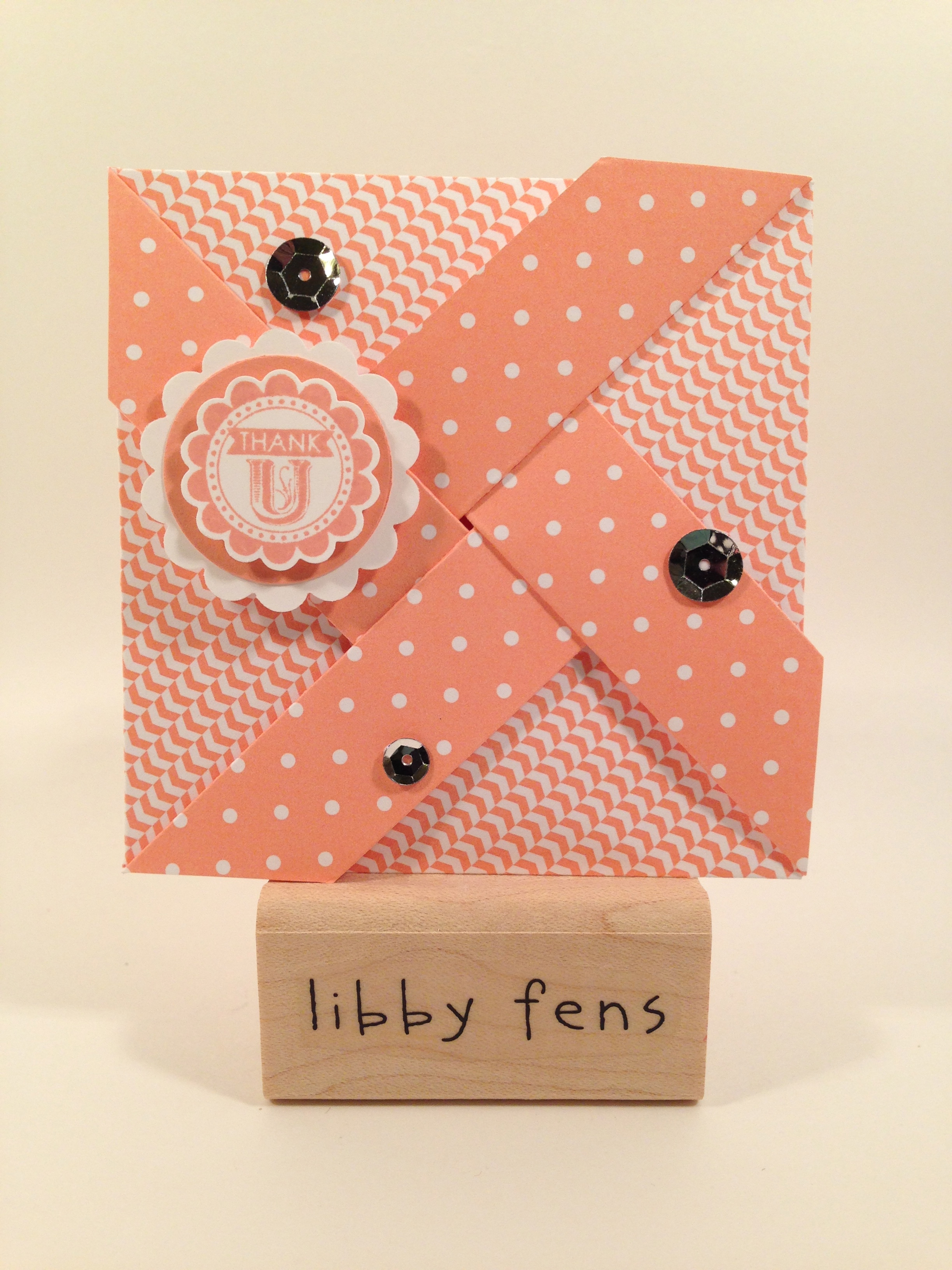 libbystamps, Stampin' Up, pinwheel card, A Round Array, 2013-2015 In Color Paper Stack, scallop circle punch,  Frosted Sequins