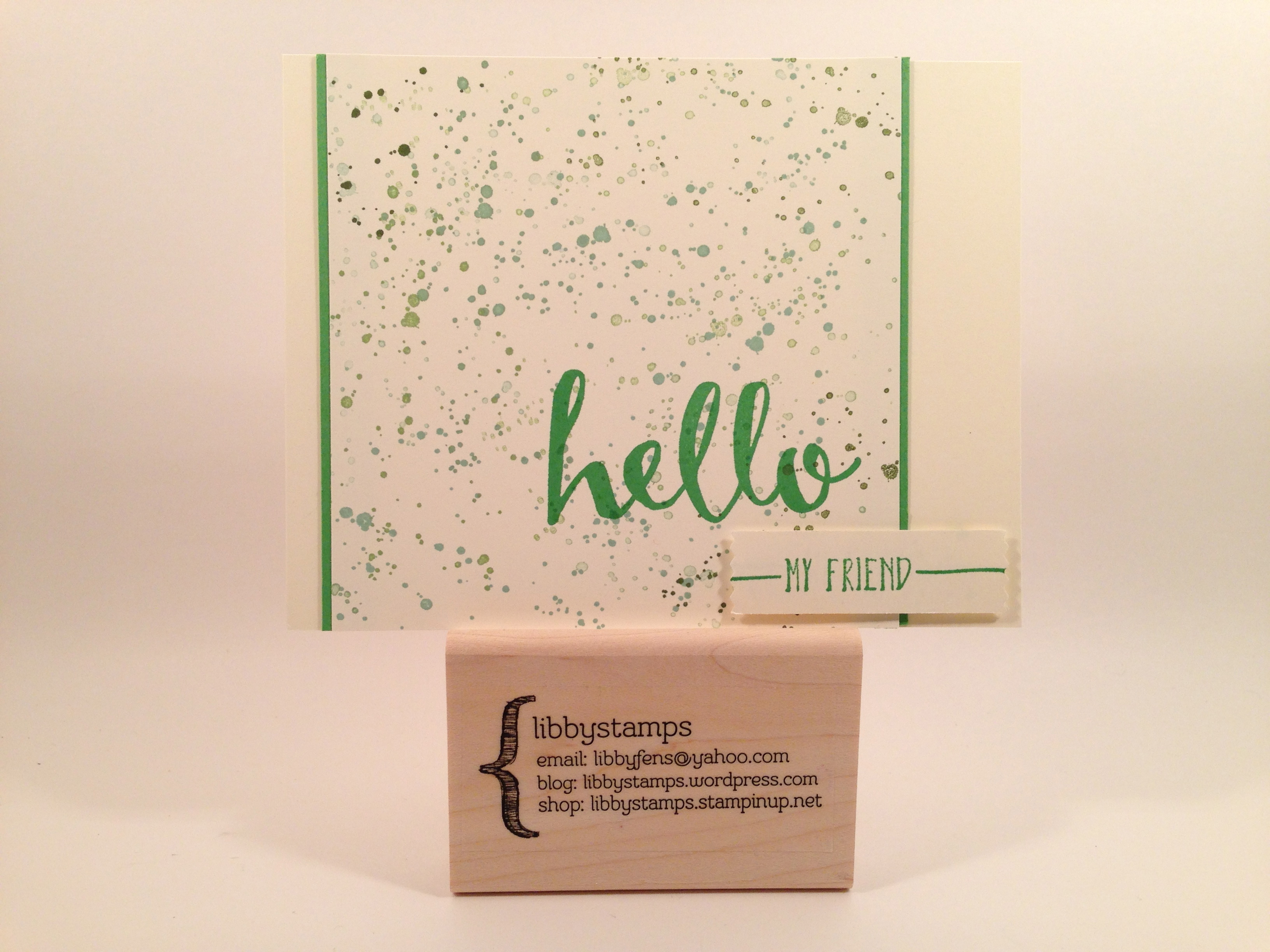 libbystamps, stampin up, Hello, WWC59, 