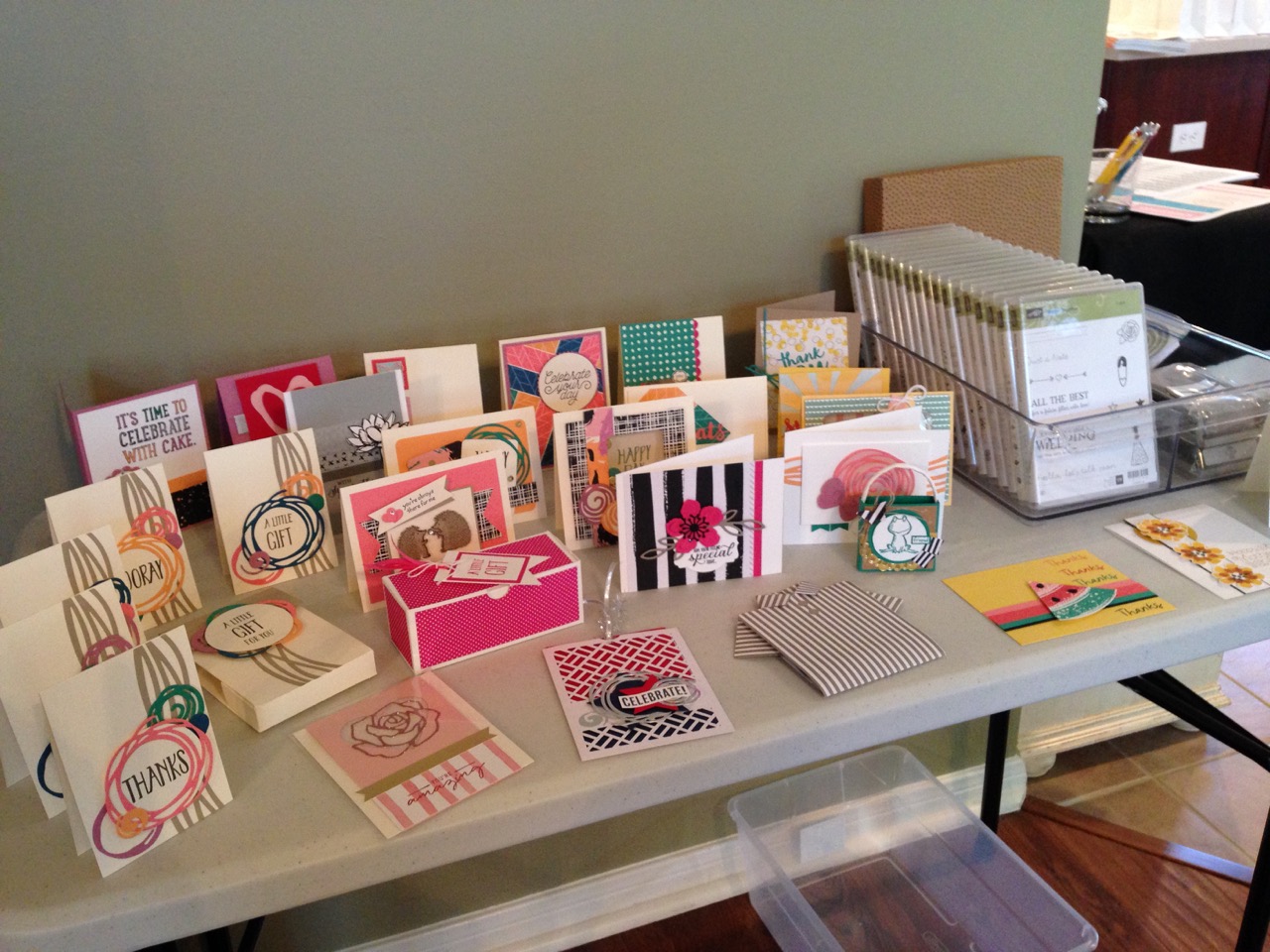 libbystamps, stampin up, Open House, catalog fun 