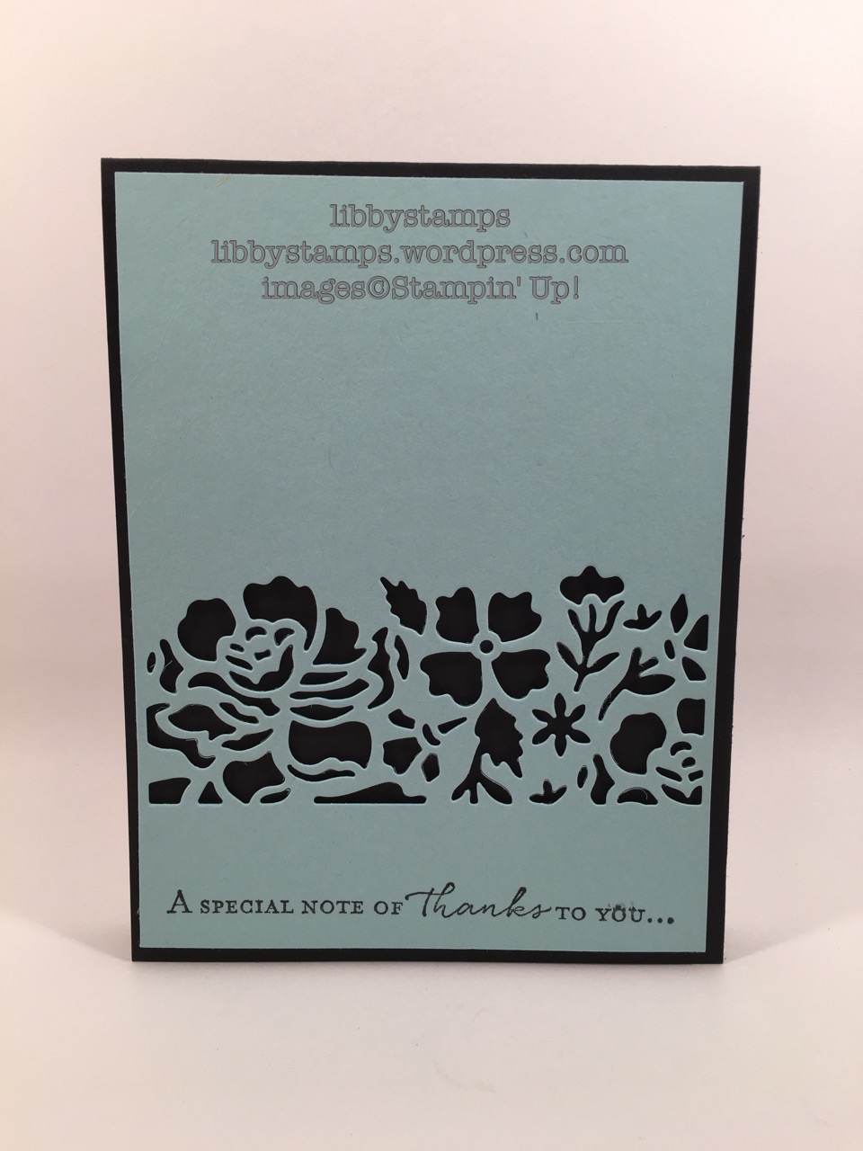 libbystamps, stampin up, Floral Phrases, Detailed Floral Thinlits, Simple Saturday,
