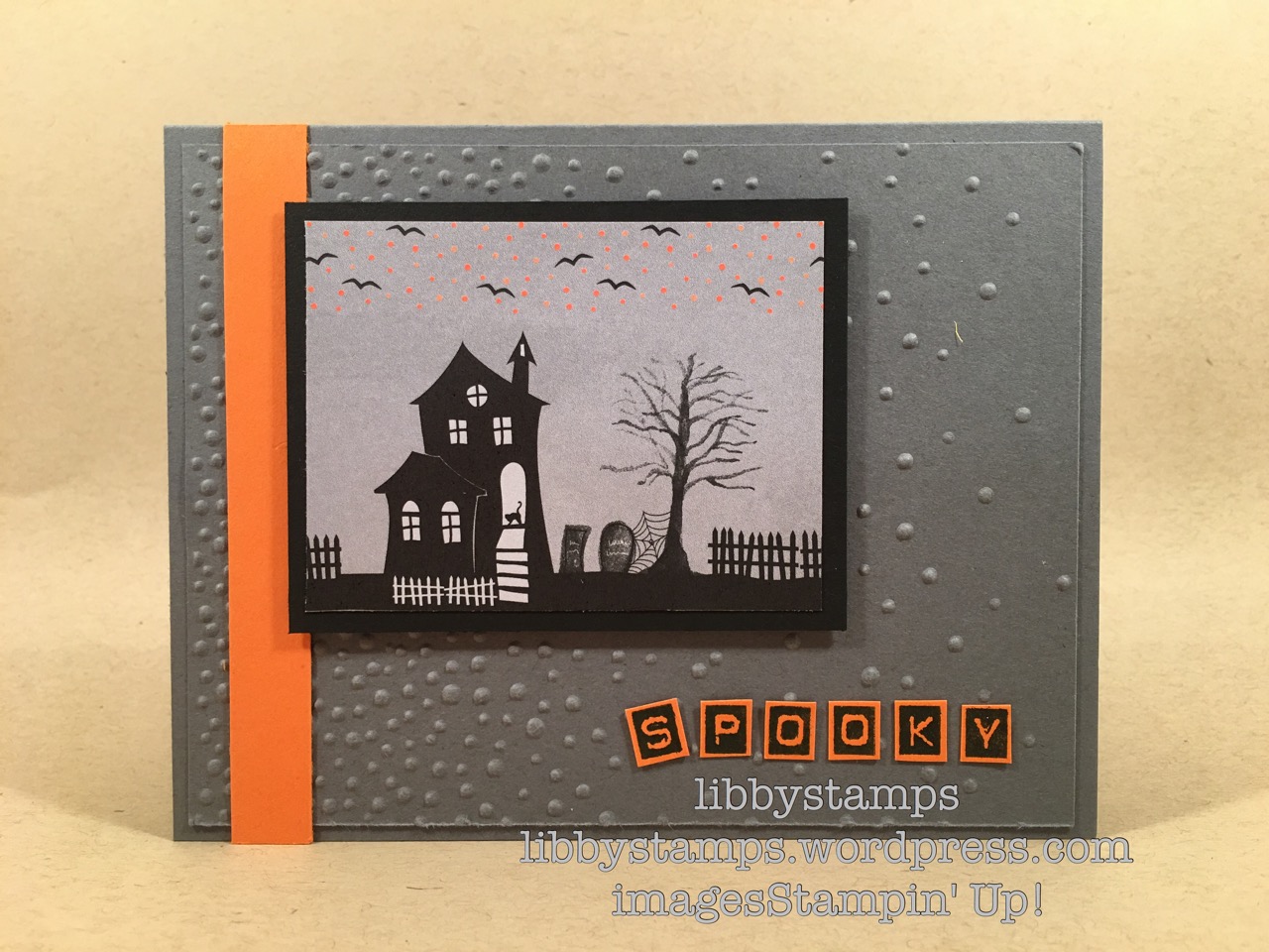 libbystamps, stampin up, Labeler Alphabet, Halloween Night Specialty, WWC84, Softly Falling EF, Halloween