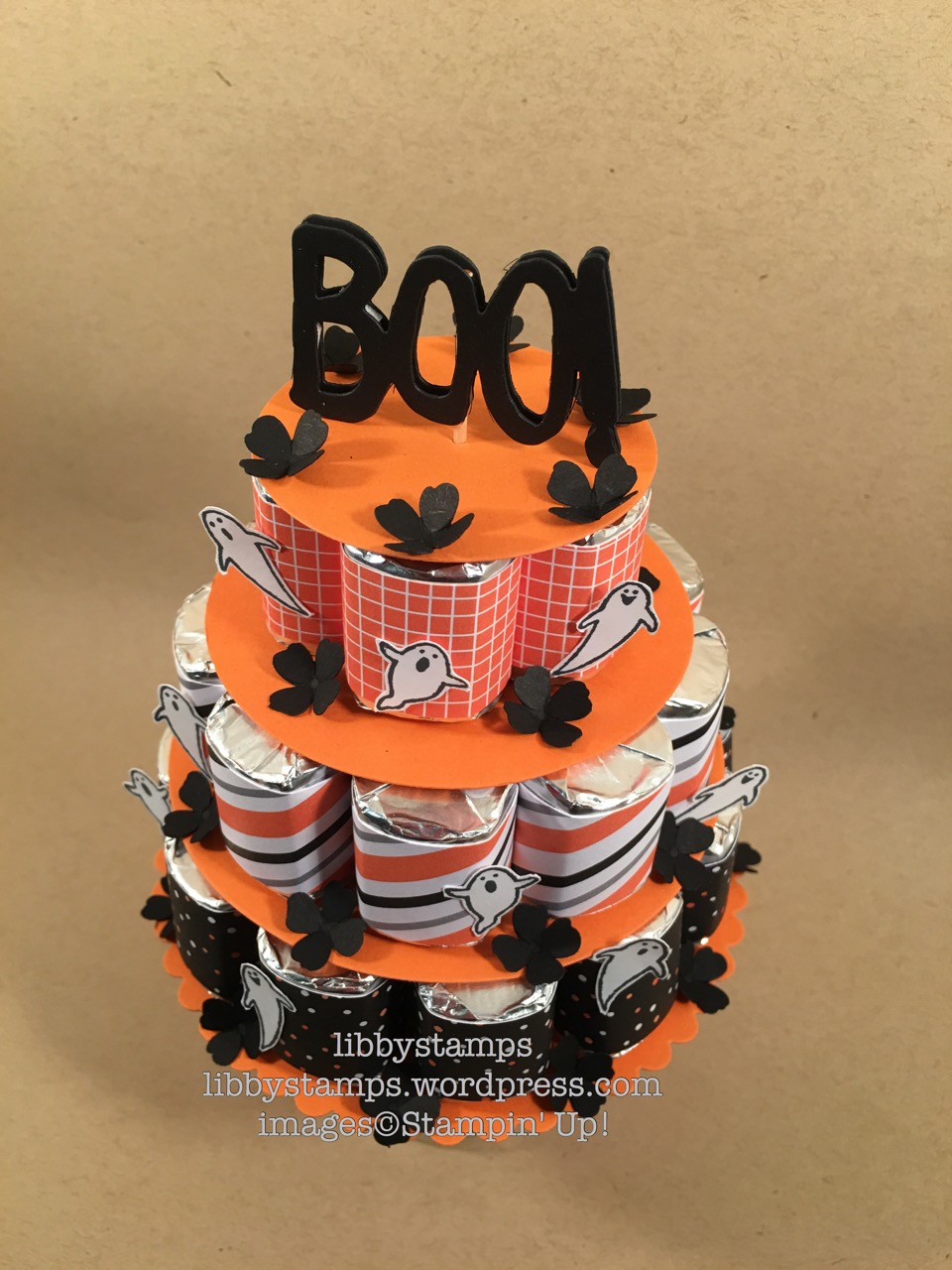 libbystamps, stampin up, nugget cake, Spooky Fun, Halloween Night Specialty, Circles Collection Framelits, Boo To You Framelits, Itty Bitty Accents Punch Pack, nugget cake, Splitcoaststampers