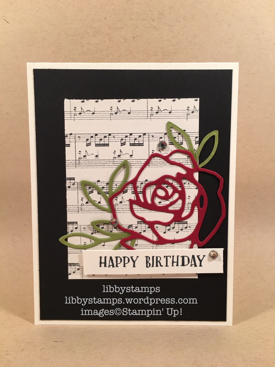 libbystamps, stampin up, Sweet Cupcake, Rose Garden Thinlits, This Christmas DSP, CCMC429
