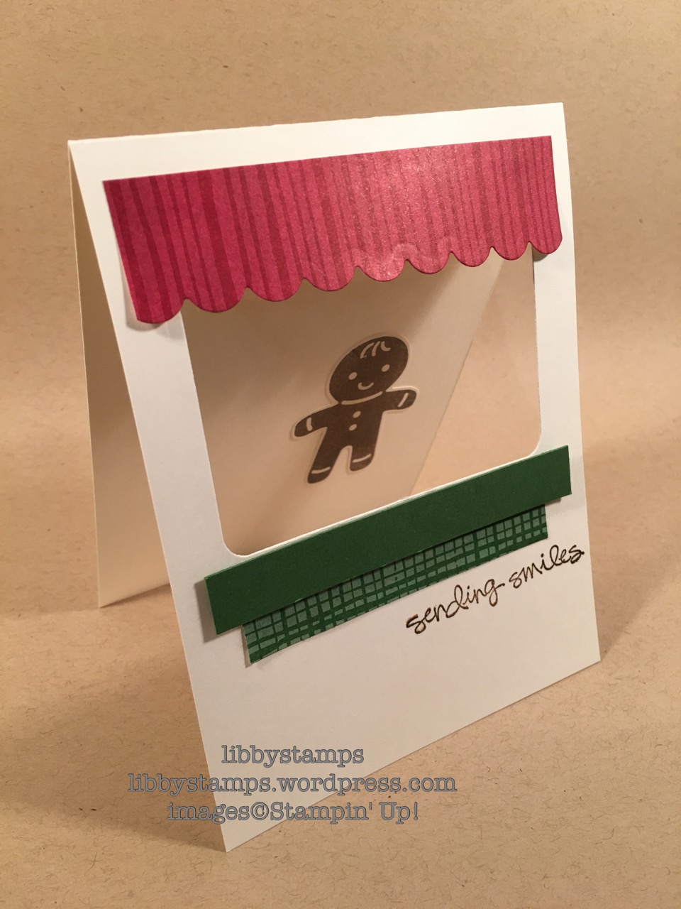 libbystamps, stampin up, Cookie Cutter Builder Punch, Cookie Cutter Christmas, Greatest Greetings, Cutie Pie Thinlits, This Christmas DSP, TSOT287