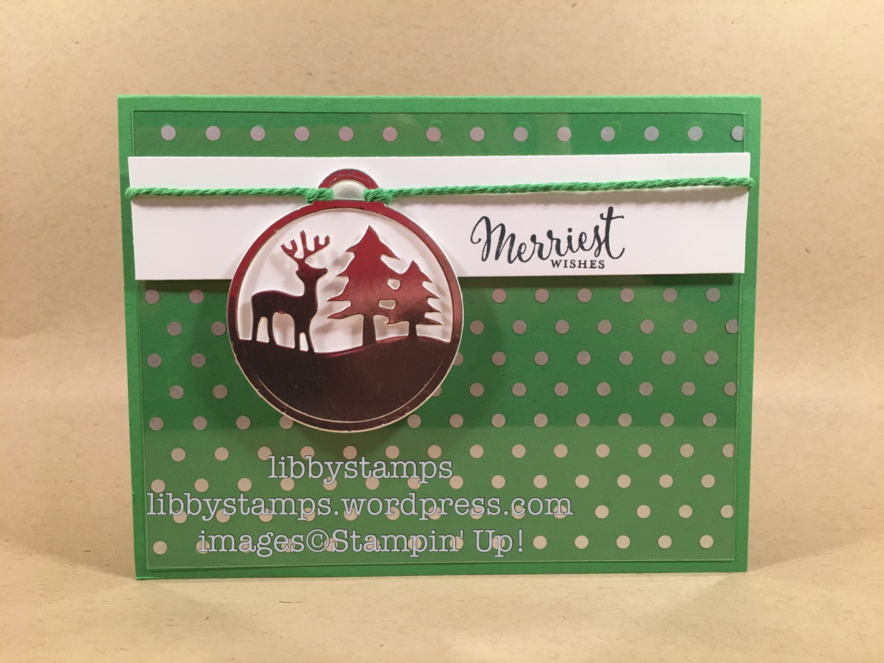 libbystamps, stampin up, Fabulous Foil Designer Acetate, Merriest Wishes, Merry Tags, CCMC437