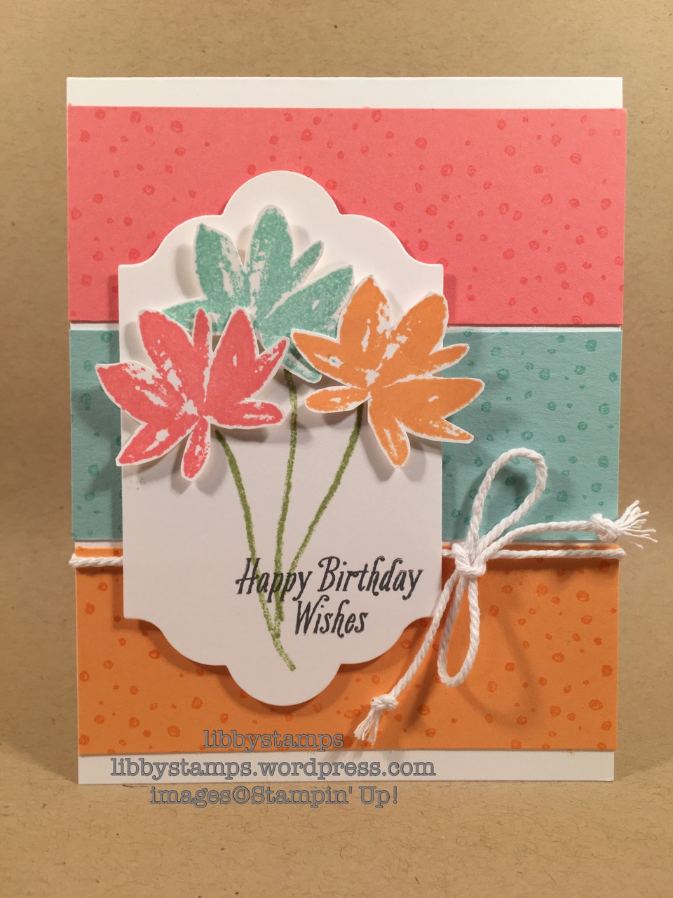 libbystamps, stampin up, Avant Garden, Lots of Labels, tgifc89,birthday card, SAB2017