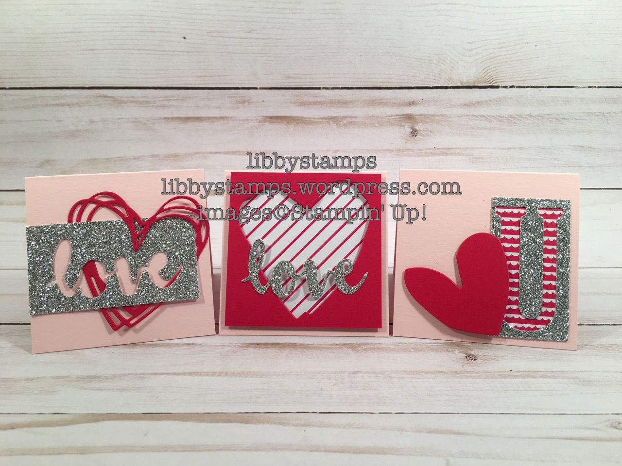 libbystamps, stampin up, Sunshine Wishes Thinlits, Large Letters Framelits, Silver Glimmer Paper, Sending Love DSP, BFBH, 3x3, love notes