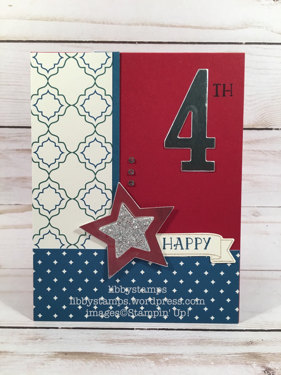 libbystamps, stampin up, Number of Years, Large Number Framelits, Stars Framelits, Eastern Palace Specialty DSP