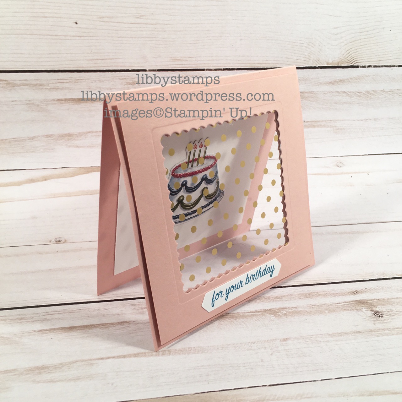 libbystamps, stampin up, Birthday Delivery, Birthday Delivery Bundle, Birthday Friends Framelits, Layering Squares Framelits, Birthday Memories DSP 