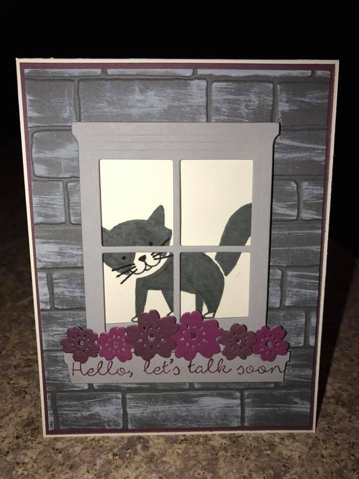 Stampin' Up, Joan W, Foxy Friends, Better Together, Hearth and Home, Bloomin Heart, Brick Wall EF