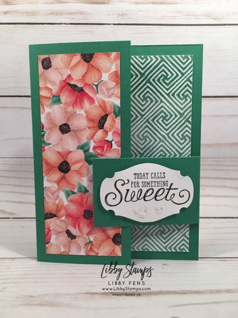 libbystamps, Stampin' Up!, More than Words, Painted Seasons DSP, Story Label Punch, Heart Epoxy Droplets, CCMC, Sale-a-bration