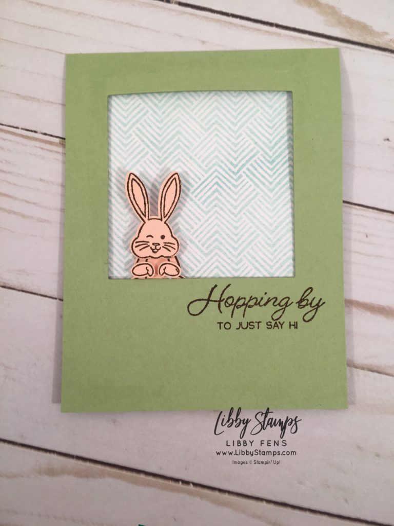 libbystamps, Stampin' Up!, Best Bunny, Layering Squares Framelits, Best Bunny Bundle, Bunny Builder, Painted Seasons DSP, CTS #311