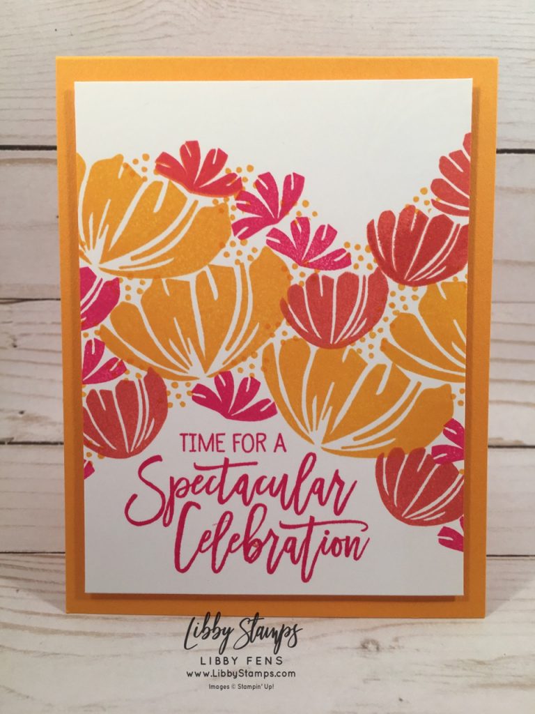 libbystamps, Stampin' Up!, Bloom by Bloom, Birthday Cheer, Simple Stamping, #simplestamping, CCMC