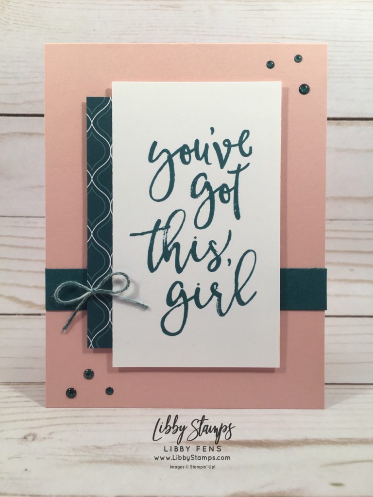 libbystamps, Stampin' Up!, Here's To Strong Women, 2019- 2021 In Color 6x6 DSP, CCMC