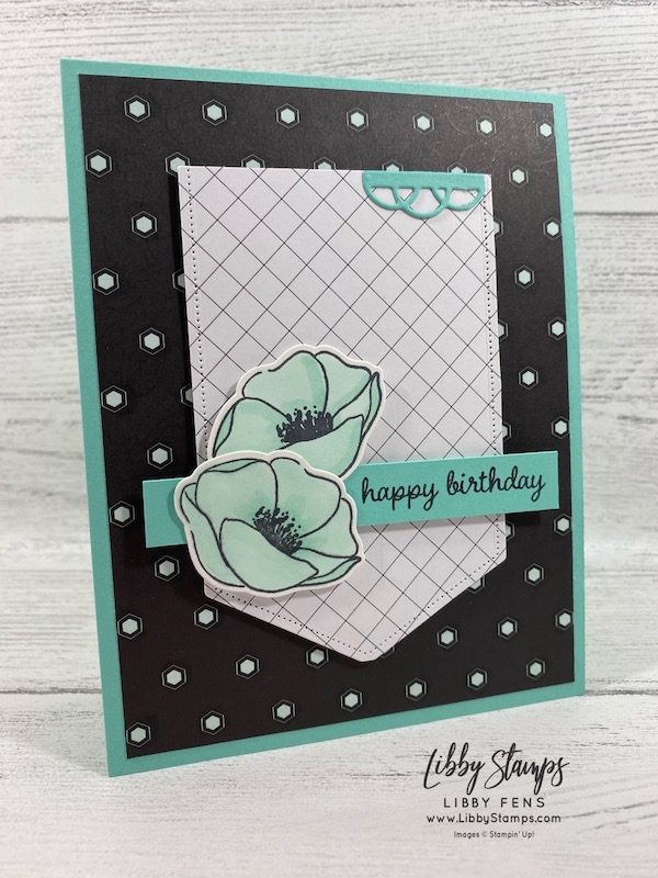 libbystamps, Stampin' Up!, Painted Poppies, Timeless Tulips, Painted Labels Dies, Stitched Nested Labels Dies, Painted Poppies Bundle, Golden Honey DSP, Sale-a-bration, TSOT