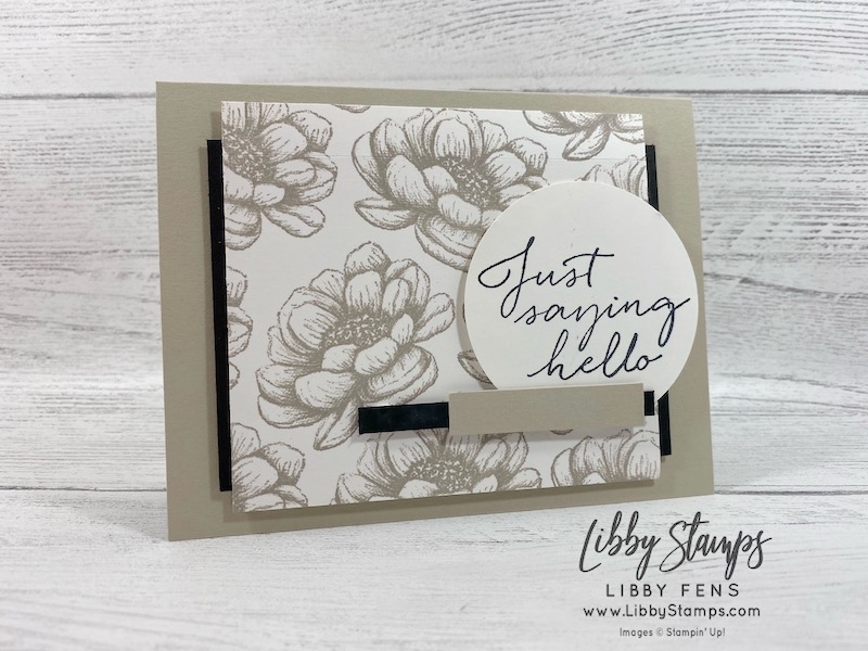 libbystamps, Stampin' Up!, Tasteful Touches, 2 1/2" Circle Punch, #keepstamping, CCMC