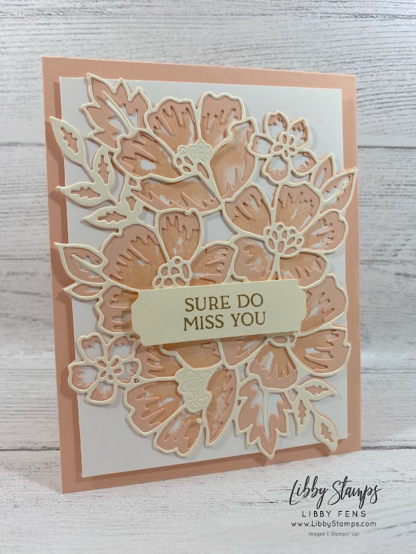 libbystamps, Stampin' Up!, Blossoms In Bloom, Many Layered Blossoms Dies, Blossoms In Bloom Bundle, Lovely Labels Pick A Punch, Joy of Sets Blog Hop, #keepstamping, 2020-2021 Annual Stampin' Up Catalog