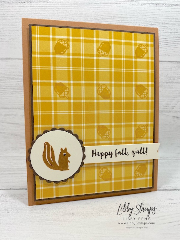 libbystamps, Stampin' Up!, Banner Year, Little Treat Box Dies, Banner Year Bundle, Plaid Tidings 6 x 6  DSP, 1 1/2" Circle Punch, CCMC, Create with Connie and Mary