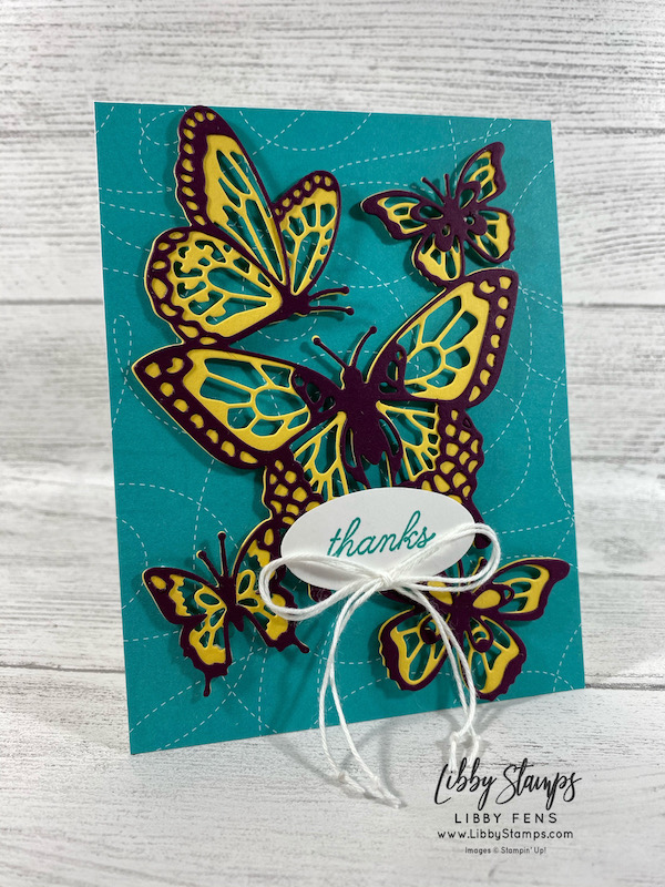 libbystamps, Stampin' Up!, Beauty Abounds, Butterfly Beauty Dies, Snail Mail DSP, Double Oval Punch, Snail Mail Twin Combo Pack, CCMC, Create with Connie and Mary