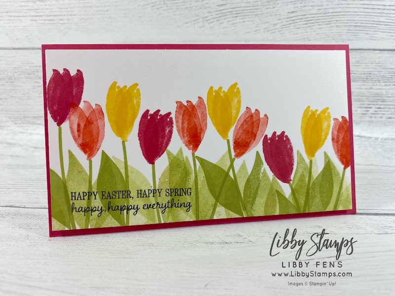 libbystamps, Stampin' Up!, Pretty Perennials, In Bloom, Timeless Tulips, #simplestamping, CCMC, Create with Connie and Mary