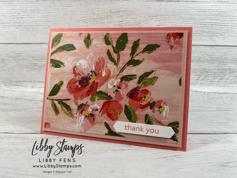 libbystamps, Stampin' Up!, Art Gallery, Fine Art Floral, Classic Label Punch, Creative Stampers Tutorial Bundle Group