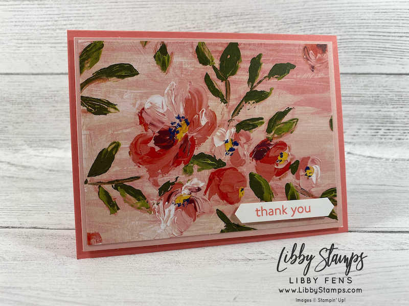 libbystamps, Stampin' Up!, Art Gallery, Fine Art Floral, Classic Label Punch, Creative Stampers Tutorial Bundle Group