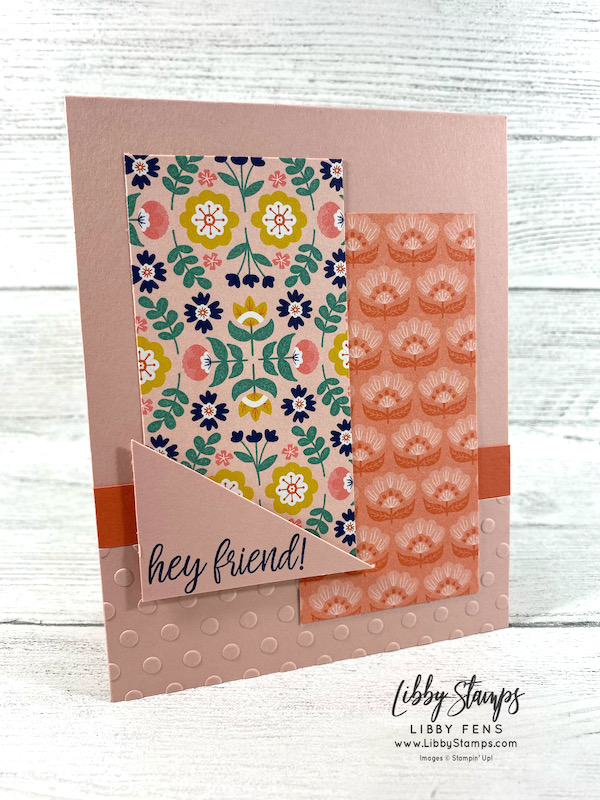 libbystamps, Stampin' Up!, In Symmetry, Checks & Dots Embossing Folder, Sweet Symmetry, TSOT, Try Stampin' on Tuesday, SWAPS