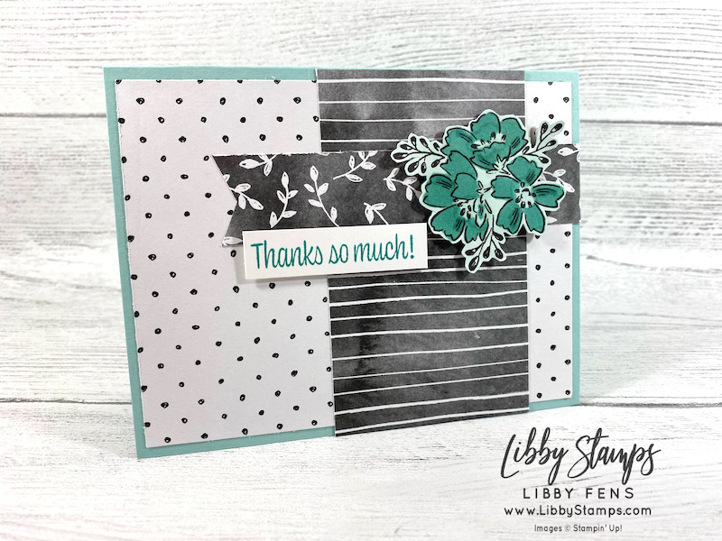 libbystamps, Stampin' Up, Sweet As A Peach, Beautifully Penned DSP, Stampin' Blends, TSOT, Try Stampin' on Tuesday, Sale-a-Bration 2nd Release, SAB, Fall Sale-a-bration 2021