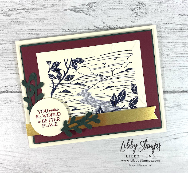 libbystamps, Stampin' Up, Better Places, Painted Texture 3D EF, Sprig Punch, Stamparatus, AHSC, Atlantic Hearts Sketch Challenge