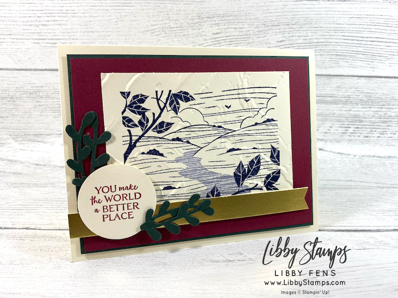 libbystamps, Stampin' Up, Better Places, Painted Texture 3D EF, Sprig Punch, Stamparatus, AHSC, Atlantic Hearts Sketch Challenge