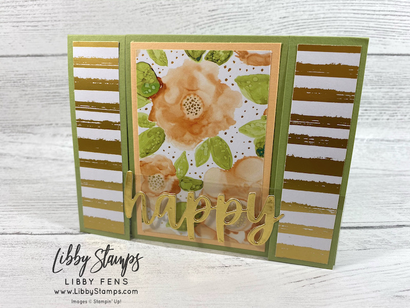libbystamps, Stampin' Up, Biggest Wish, Christmas Cheer Dies, Expressions In Ink Specialty DSP, Window Sheets, Spanner Card, Fun Fold Fridays, fun fold