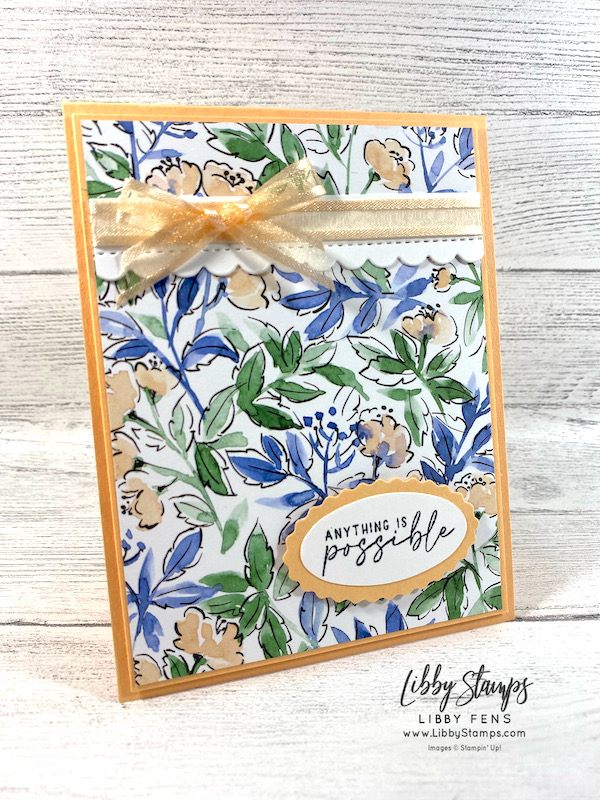 libbystamps, Stampin' Up, Hand-Penned Petals, Hand-Penned Petals Bundle, Hand-Penned Suite, Hand-Penned DSP, Double Oval Punch, TSOT, Try Stampin' on Tuesday