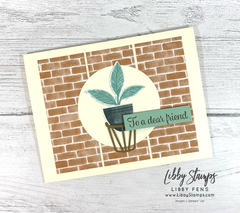 libbystamps, Stampin' Up, Plentiful Plants, Plentiful Plants Bundle, Perfect Plants Dies, Layering Circles Dies, Bloom Where You Are Planted DSP, CCMC, Create with Connie and Mary, Create with Connie and Mary Challenges
