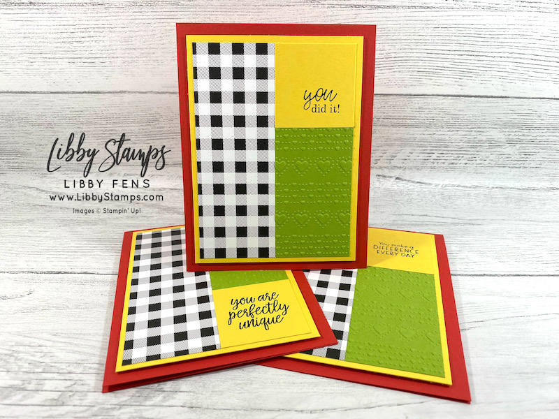 libbystamps, Stampin' Up, Best Year, In Symmetry, Inspired Thoughts, Dotty Hearts EF, Pattern Party DSP, We Create, Back to School