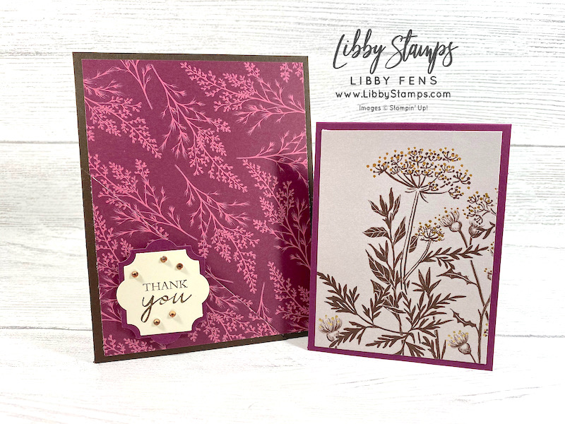 libbystamps, Stampin' up, Shaded Summer, Blackberry Beauty DSP, Everyday Label Punch, Champagne Basic Rhinestone Jewels, Fun Fold Friday, Fun Fold Fridays