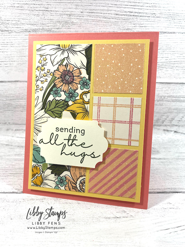 libbystamps, Stampin' Up, Artfully Layered, Daffodil Afternoon DSP, Everyday Label Punch, TSOT, Try Stampin' on Tuesday, Sale-A-Bration, Sale-a-bration 2022, SAB