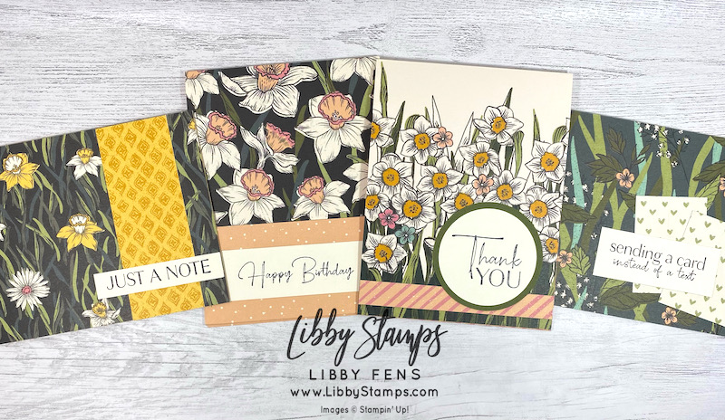 libbystamps, Stampin' Up, Flowing Flowers, Daffodil Afternoon DSP, Kre8tors Blog Hop, SAB, Sale-A-Bration, Saleabration, Sale-a-bration 2022