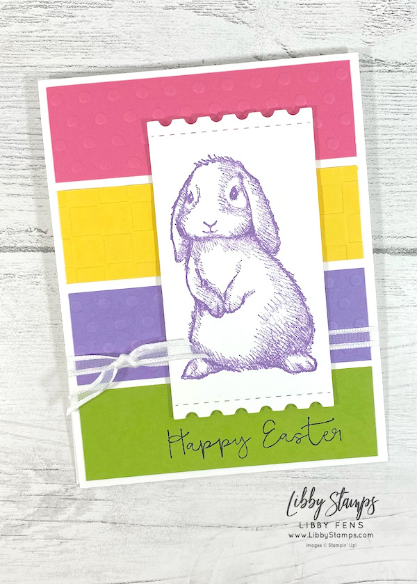 libbystamps, Stampin' Up, Easter Friends, Sports Event Dies, Checks & Dots EF, Mini Stampin' Cut & Emboss Machine, Stamping With Friends Blog Hop