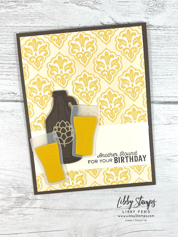 libbystamps, Stampin' Up, Brewed For You Bundle, Brewed For You, Brewed Dies, CCM, Create with Connie and Mary Saturday Blog Hop