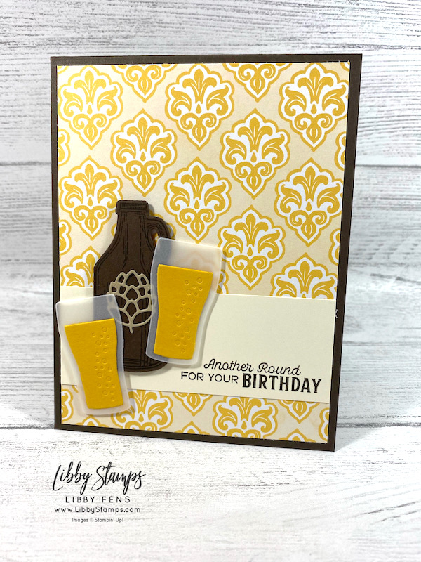 libbystamps, Stampin' Up, Brewed For You Bundle, Brewed For You, Brewed Dies, CCM, Create with Connie and Mary Saturday Blog Hop