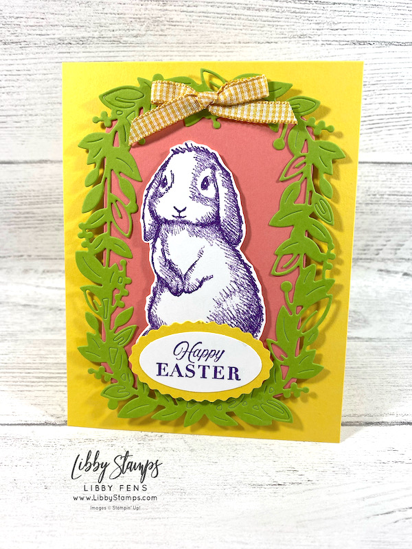 libbystamps, Stampin' Up, Easter Friends, Eden Dies, Double Oval Punch, Easter card, We Create Blog Hop