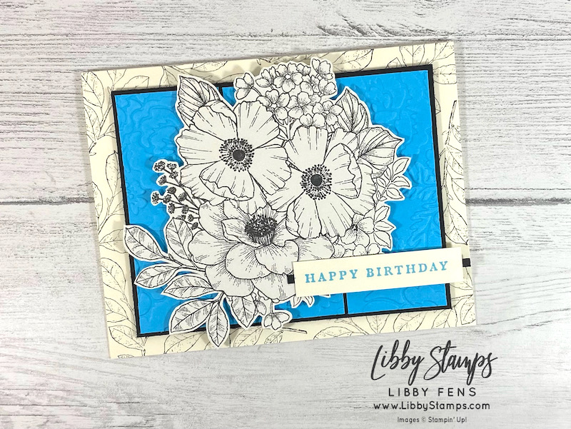 libbystamps, Stampin' Up, Cottage Rose, Pretty Flowers EF, Abigail Rose DSP, CCM, Create with Connie and Mary Saturday Blog Hop