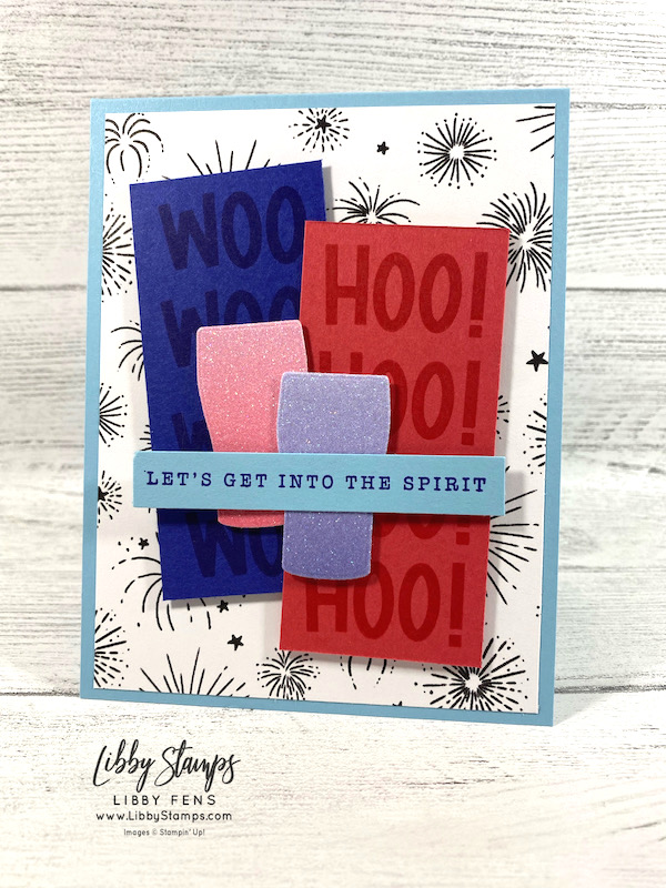 libbystamps, Stampin' Up, CCM, Create with Connie and Mary Saturday Blog Hop, Amazing Phrases, Bottled Happiness, 2022-2024 In Color Glimmer Paper, Celebrate Everything DSP
