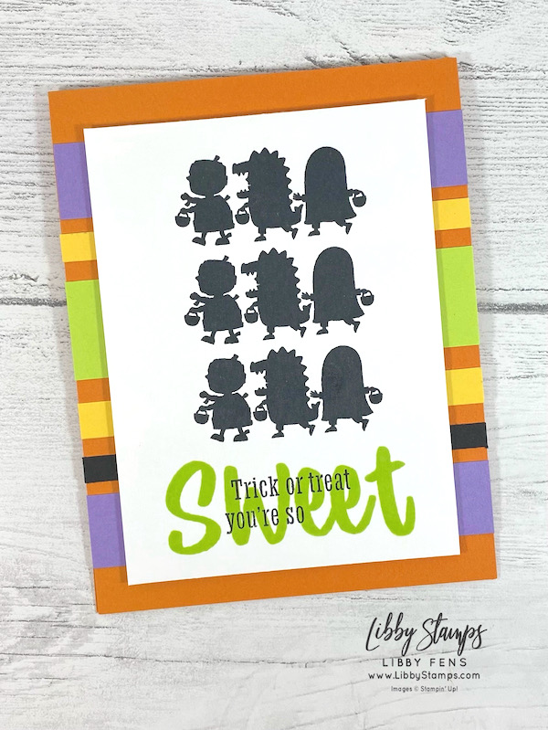 libbystamps, Stampin Up, Scary Cute, Sweetest Cherries, Halloween, TSOT, Try Stampin' on Tuesday
