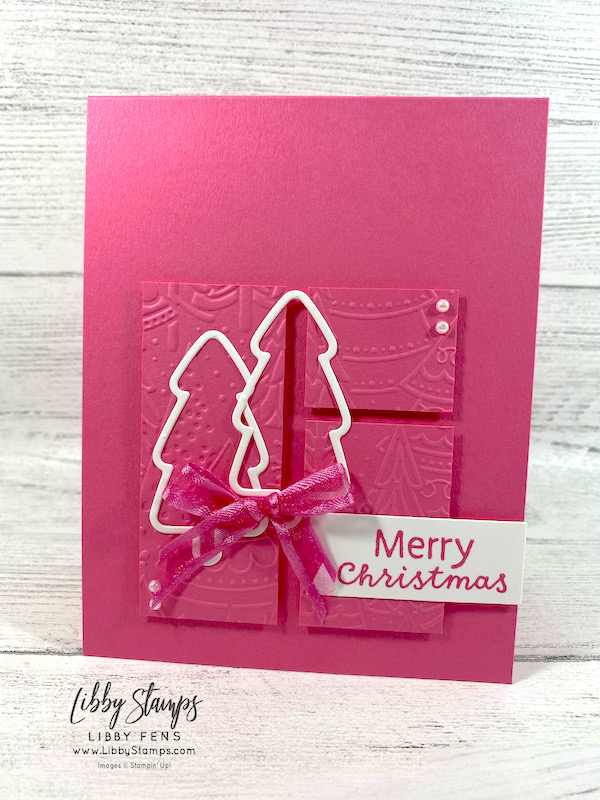 libbystamps, Stampin Up, Spruced Up Bundle, Spruced Up, Spruced Up Outlines Dies, Whimsical Woodland 3D EF, Christmas Card, CCM, Create with Connie and Mary Saturday Blog Hop
