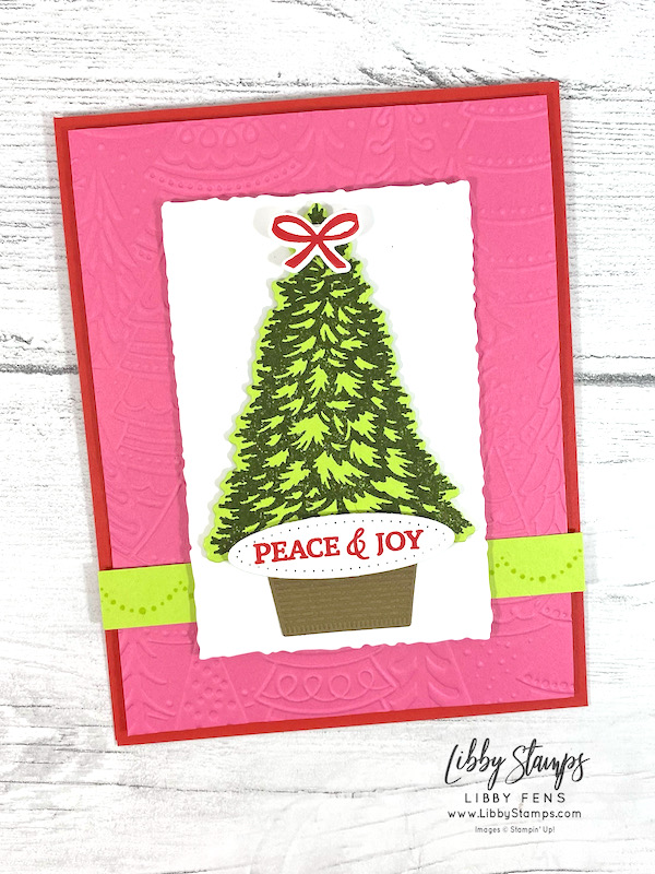 libbystamps, Stampin' up, Trimming the Tree Bundle, Trimming the Tree, Tree Trimming Dies, Deckled Rectangles Dies, Whimsical Woodland 3D EF, Christmas, Create with Connie and Mary Saturday Blog Hop