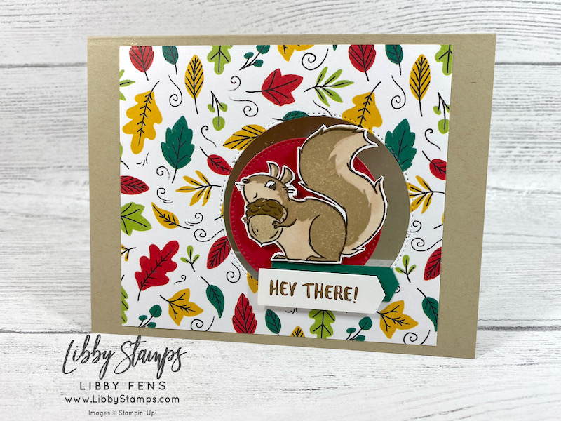 libbystamps, Stampin' Up, Nuts About Squirrels, Stylish Shapes Dies, Celebrate Everything DSP, CCMC, Create with Connie and Mary Challenges