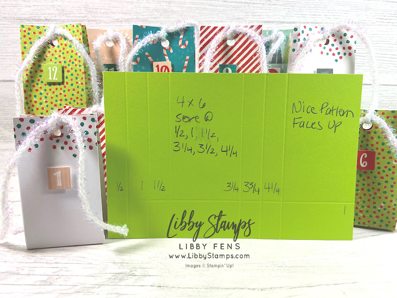 libbystamps, Stampin' Up, 12 Days of Christmas, Countdown, Santa Express Memories & More Card Pack