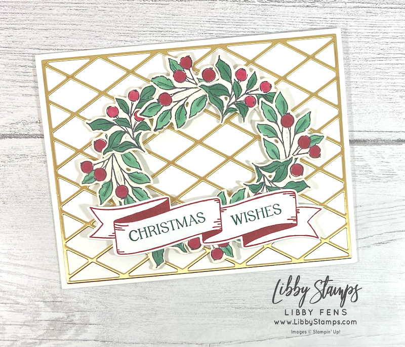 libbystamps, Stampin' Up, Fond of Autumn Bundle, Christmas Banners Bundle, Fond of Autumn, Christmas Banners, Autumn Bouquet Dies, Christmas Banner Dies, Organic Beauty Dies, Christmas, CCMC, Create with Connie and Mary Challenges